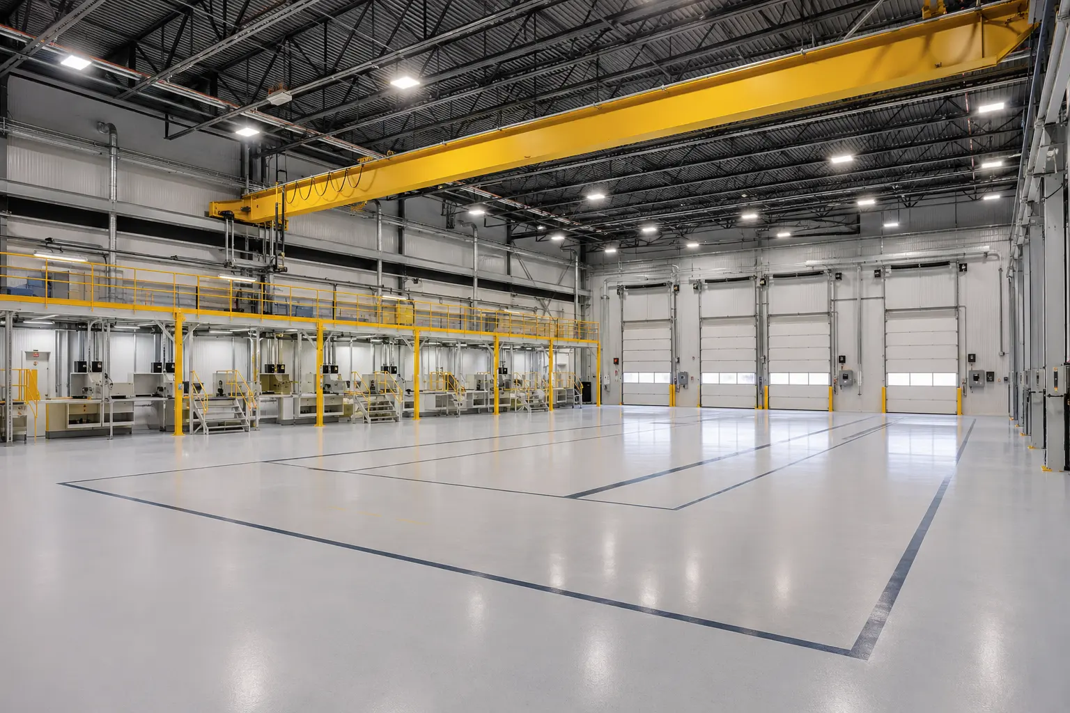 Aerospace Manufacturing Facility Construction in Markham being built and completed on site by Ardenvale Construction