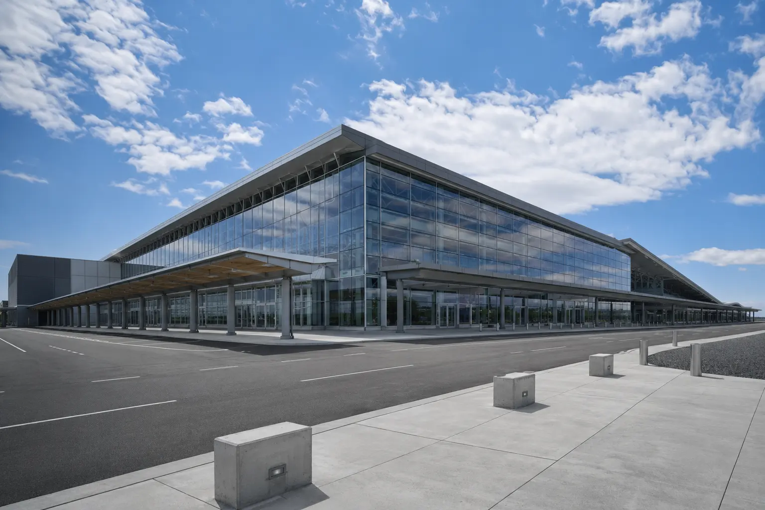 Airport Terminal Construction in Markham being built and completed on site by Ardenvale Construction