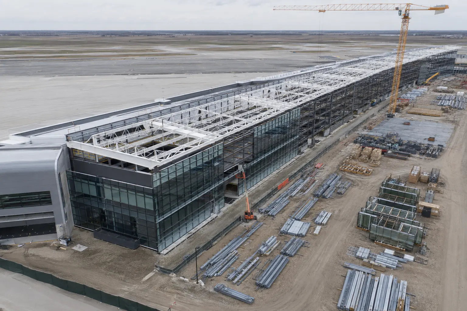 Airport Terminal Construction in Markham, Ontario, completed by Ardenvale Construction
