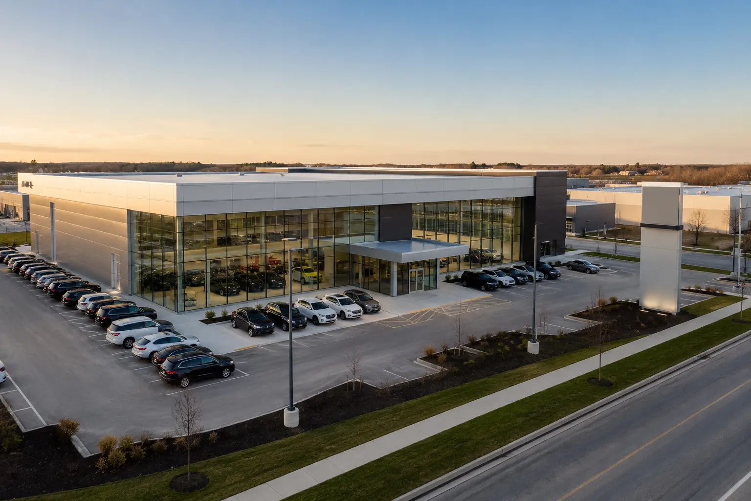 Car Dealership Construction, completed by Ardenvale Construction