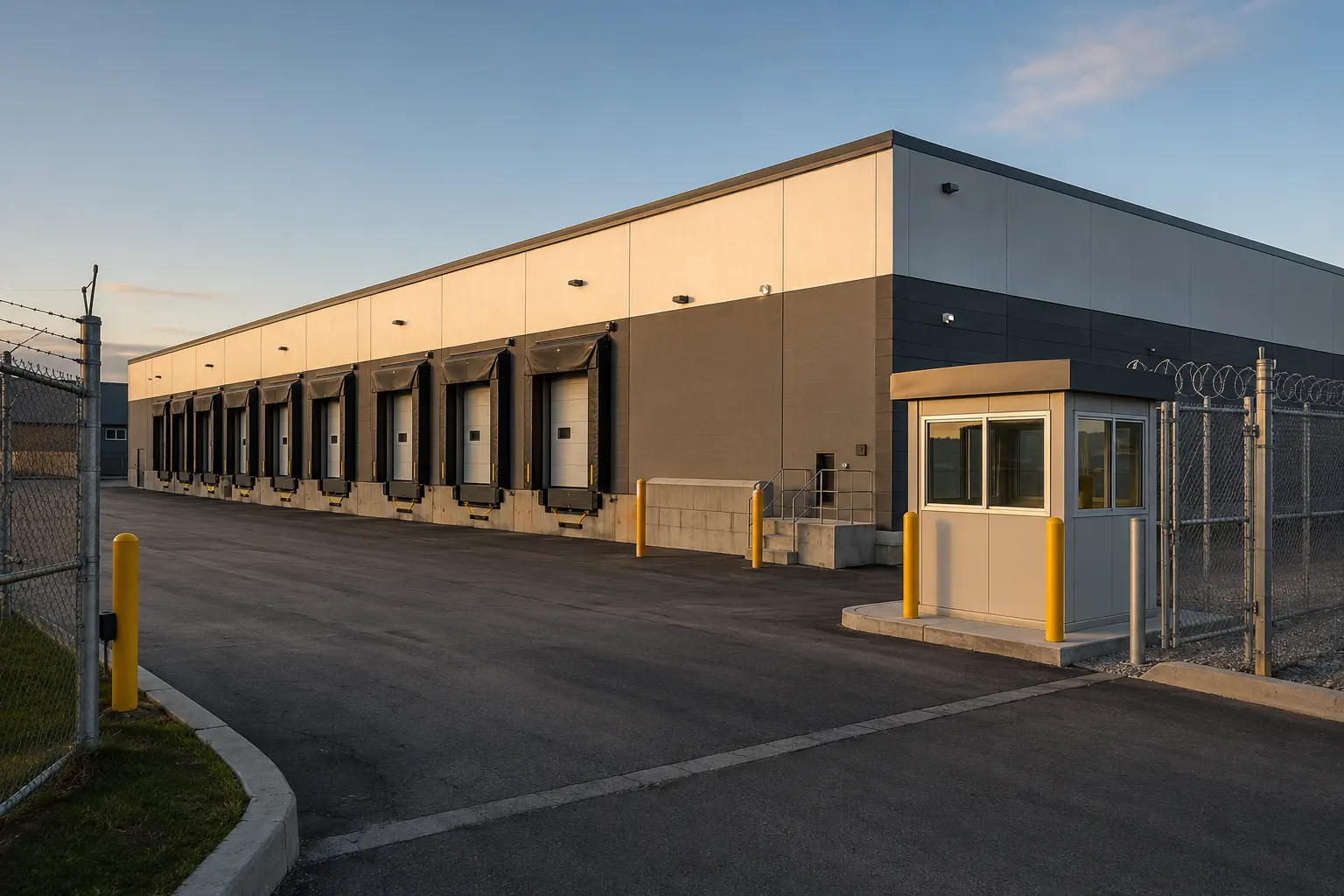Completed Industrial and Warehouse Construction installation by Ardenvale Construction