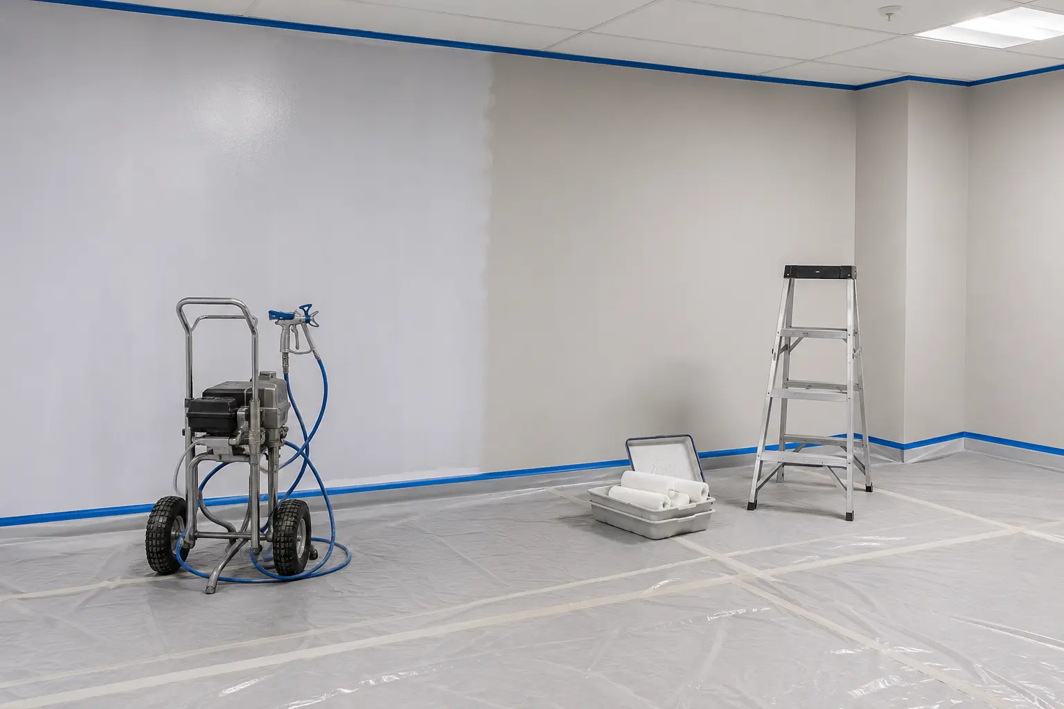 The Maple market for commercial painting by Ardenvale Construction