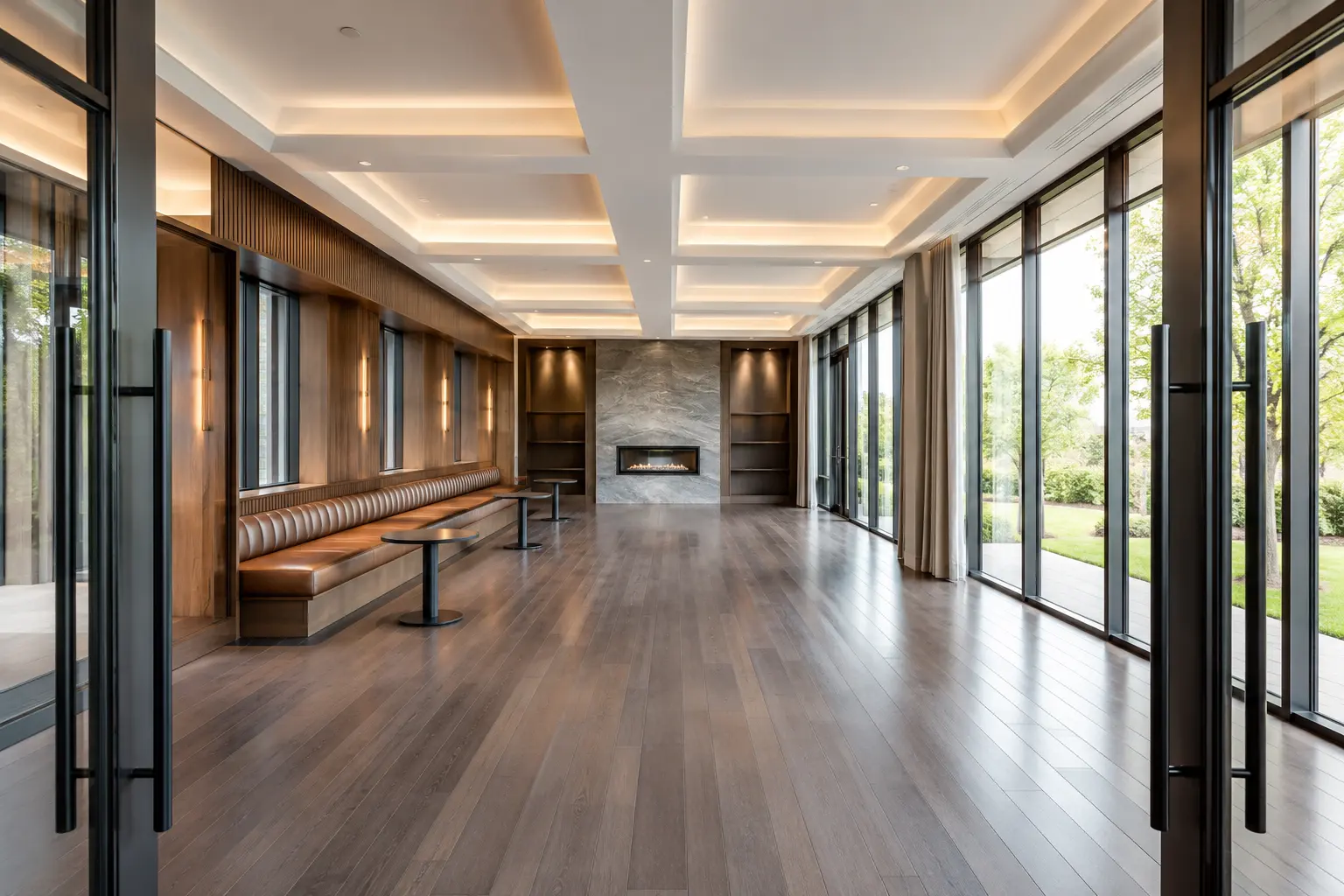 Completed Condo Amenity Space Construction installation by Ardenvale Construction