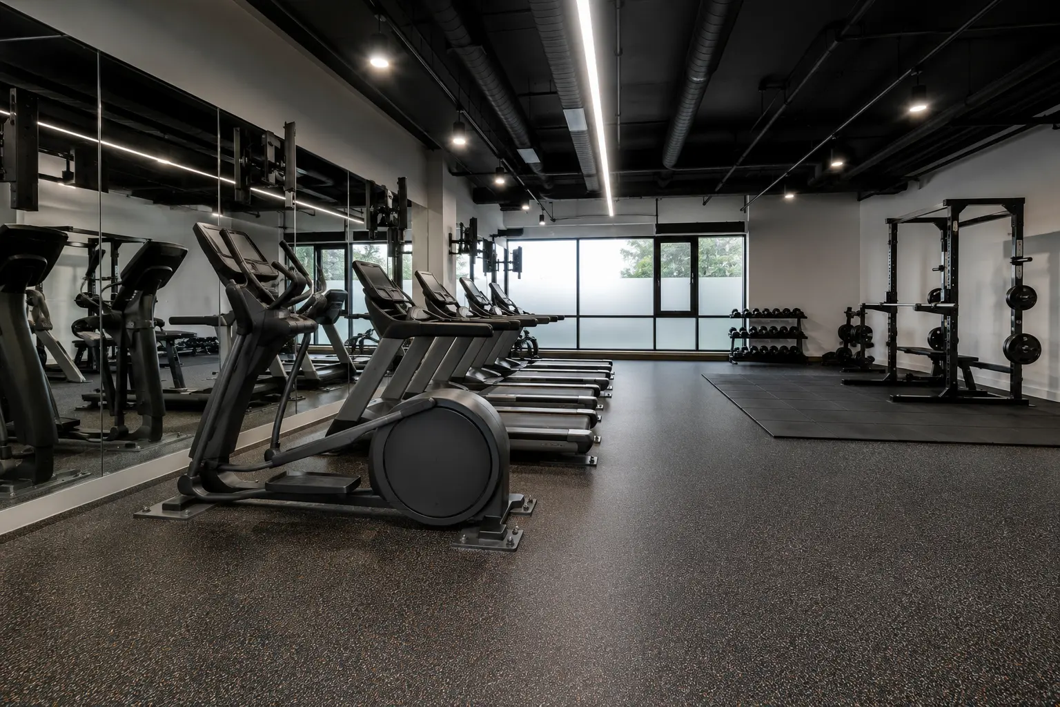 Condo Gym and Fitness Room Construction in Halton Hills, Ontario, completed by Ardenvale Construction