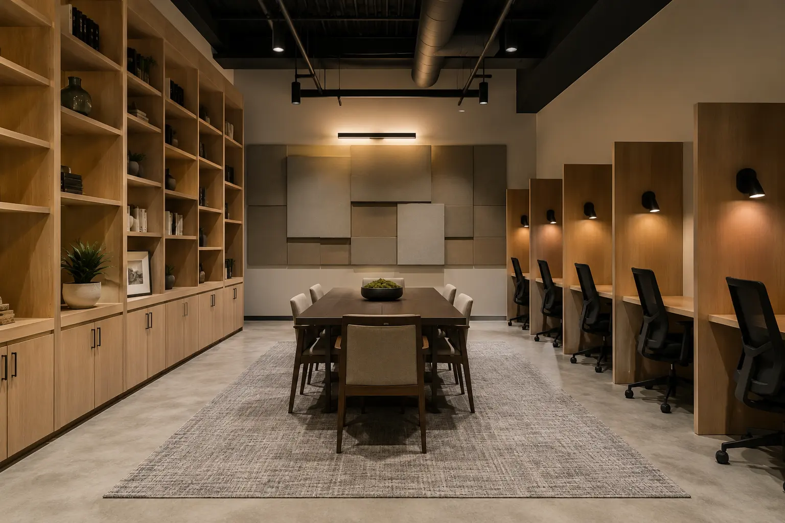 Where condo library and study room buildout is needed in Maple by Ardenvale Construction
