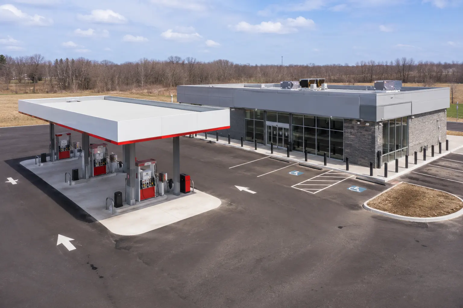 Convenience Store Construction in Whitby, Ontario, completed by Ardenvale Construction