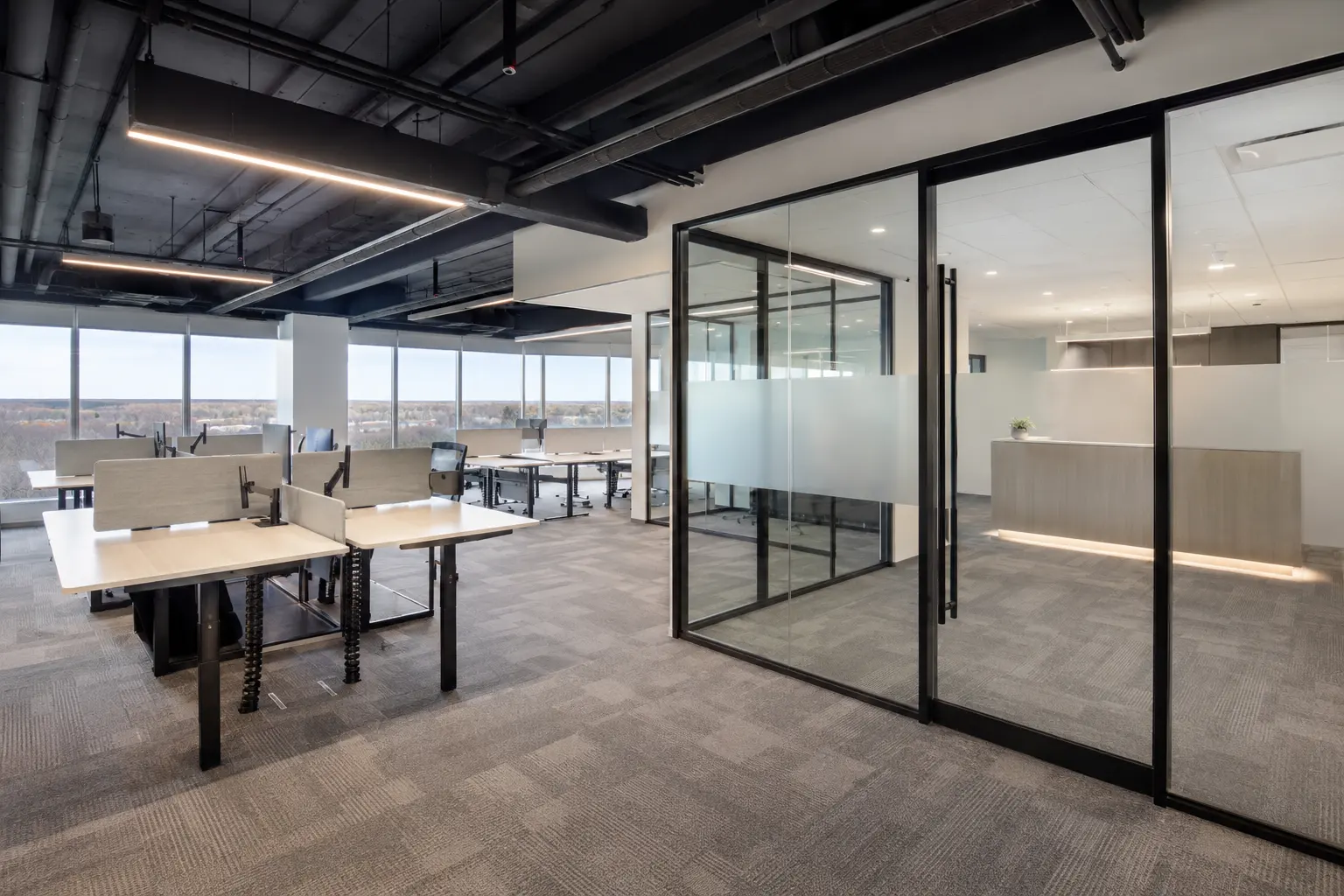 Corporate Office Renovation in Pickering, Ontario, completed by Ardenvale Construction