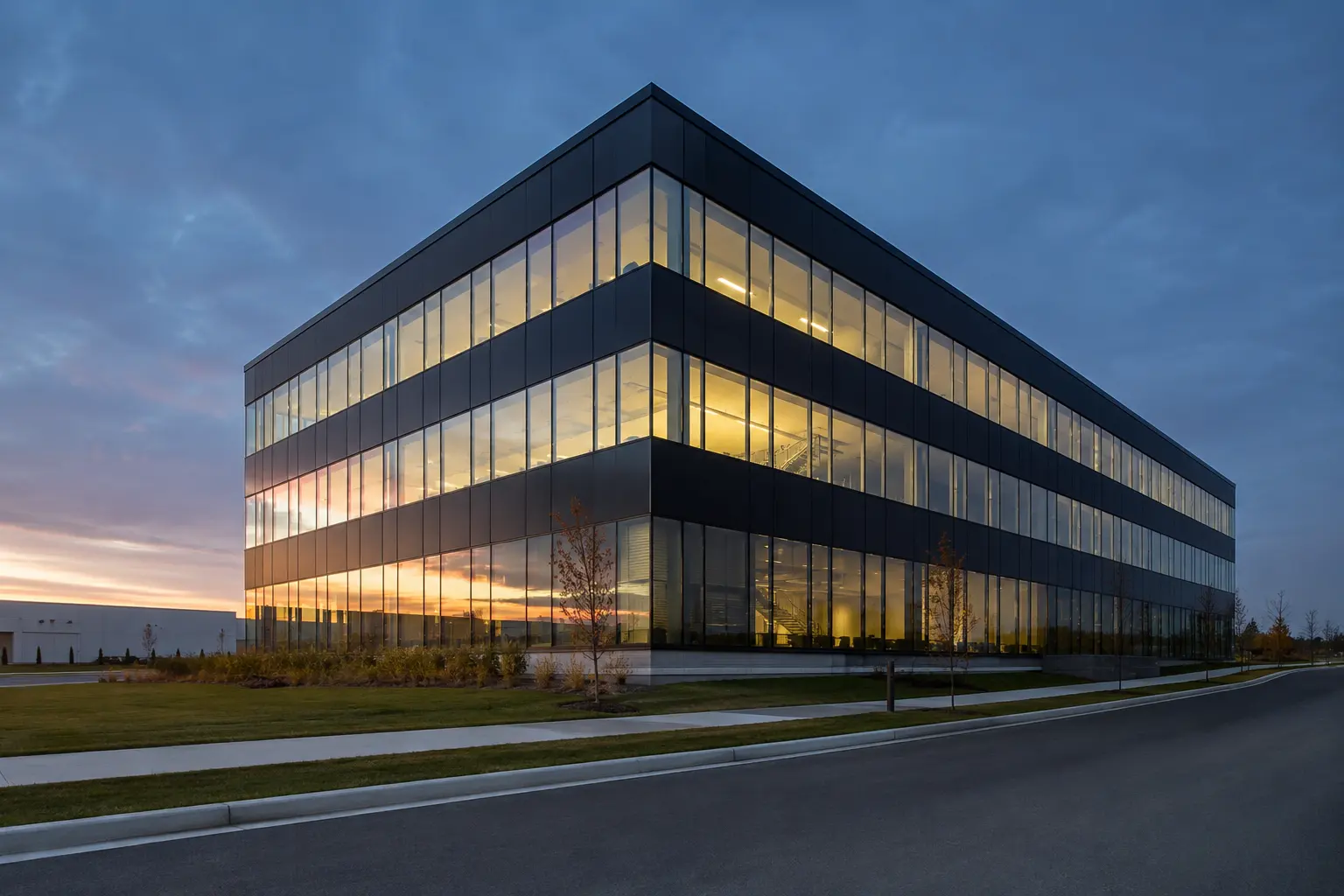 Where curtain wall installation is needed in Brooklin by Ardenvale Construction
