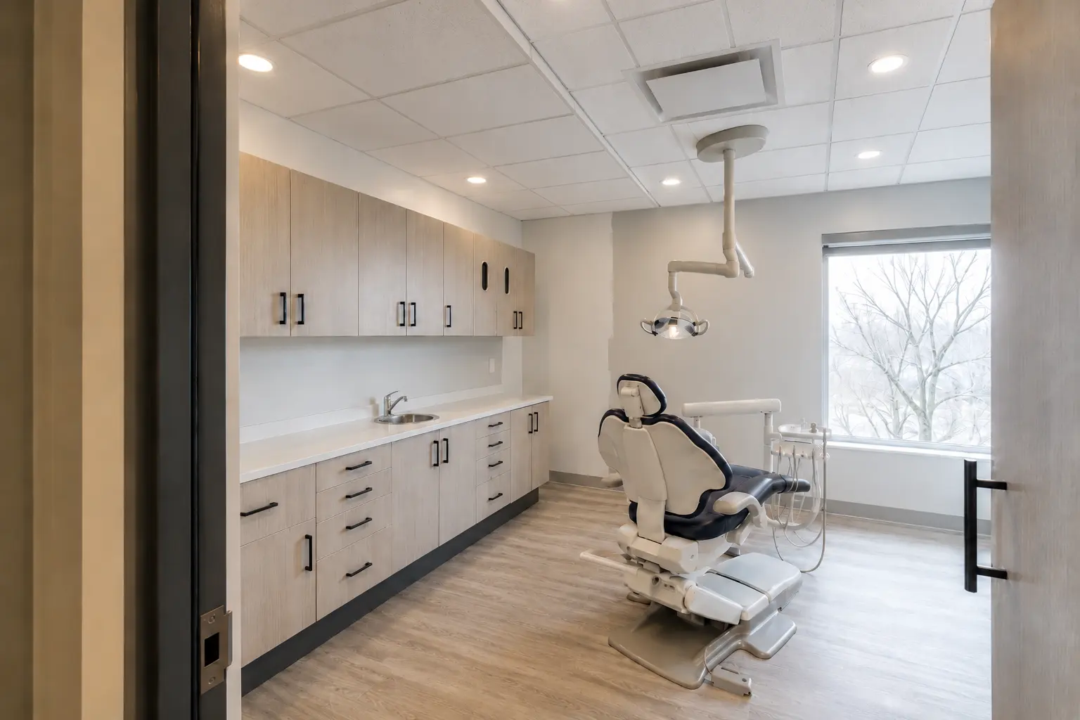 Dental Office Renovation in Maple being built and completed on site by Ardenvale Construction