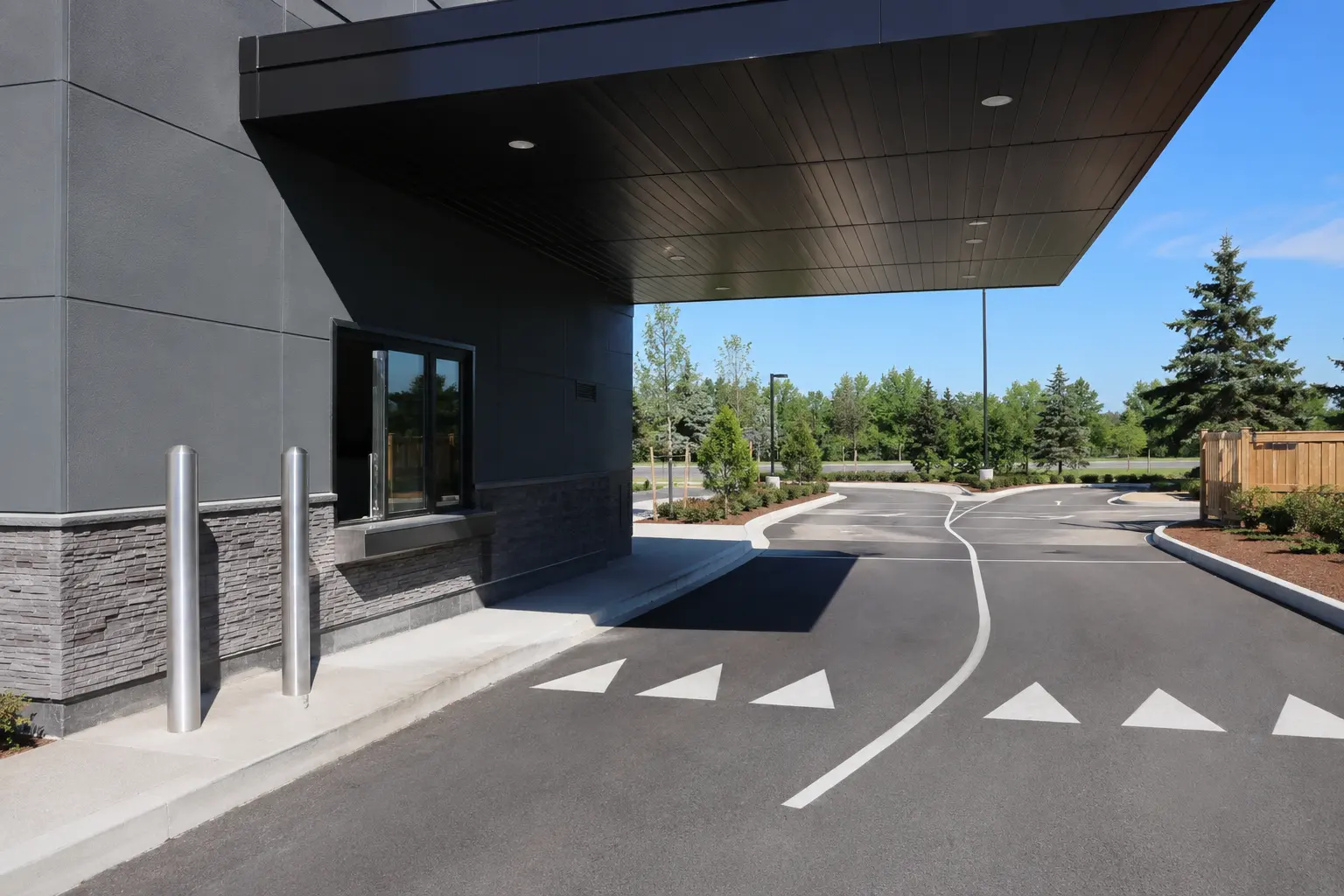 Drive Thru Construction in Dundas being built and completed on site by Ardenvale Construction