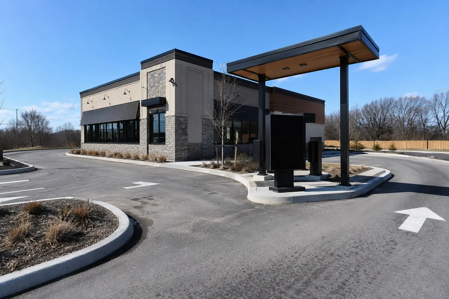Drive Thru Construction in Dundas, Ontario, completed by Ardenvale Construction