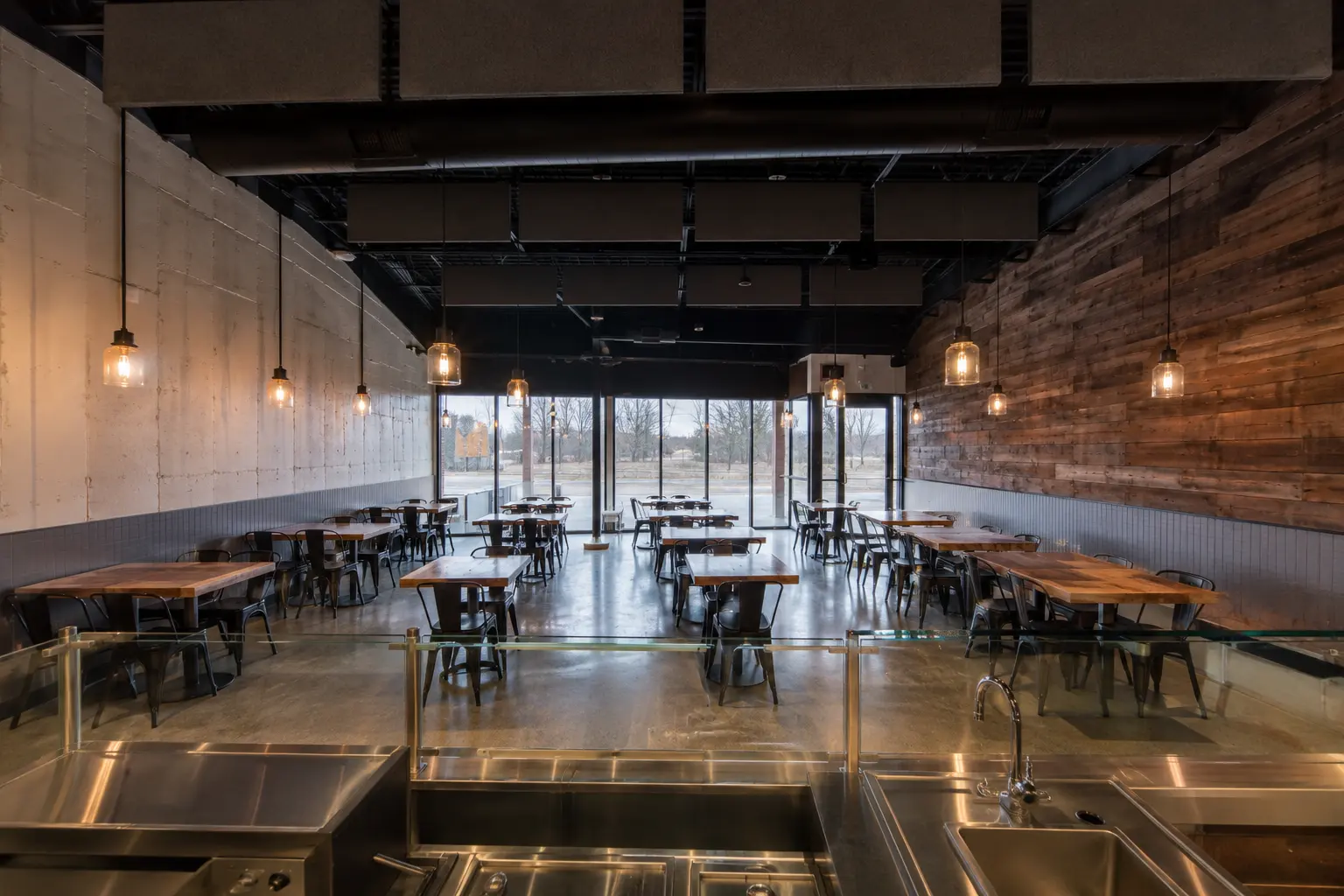 Fast Casual Restaurant Construction in Courtice being built and completed on site by Ardenvale Construction
