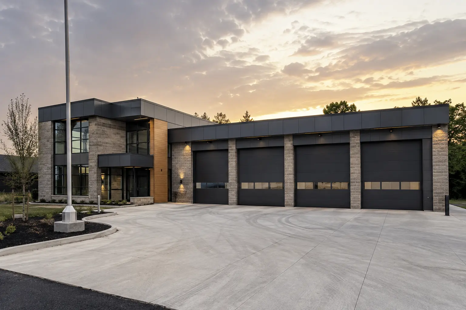 Where fire hall construction is needed in Bolton by Ardenvale Construction