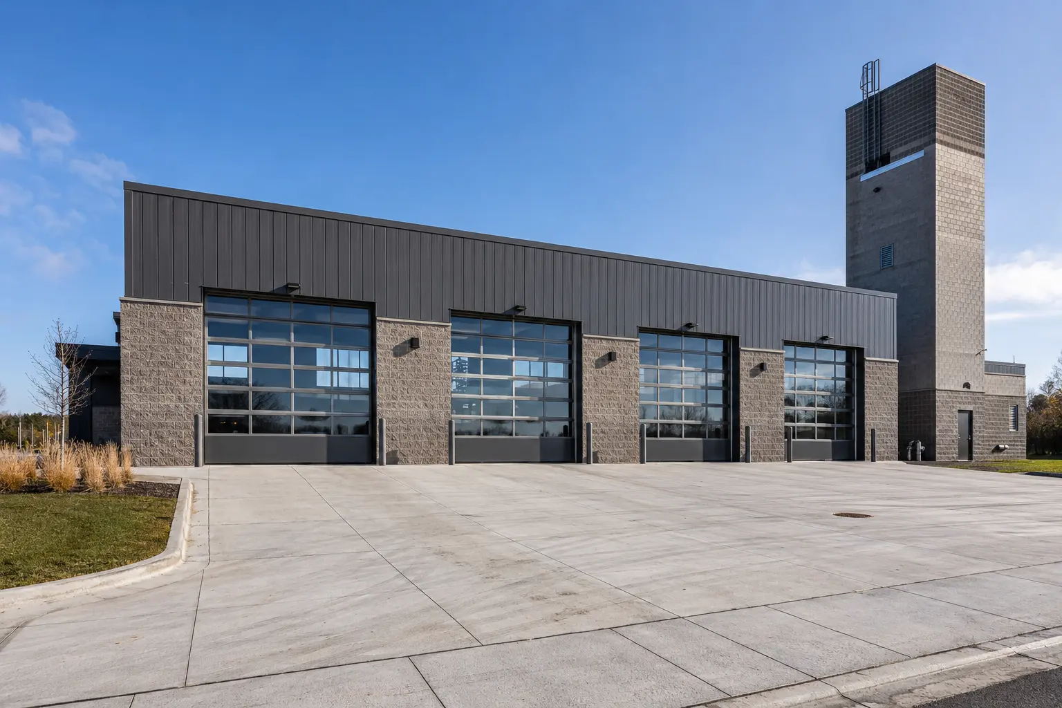 Fire Hall Construction in Bolton, Ontario, completed by Ardenvale Construction