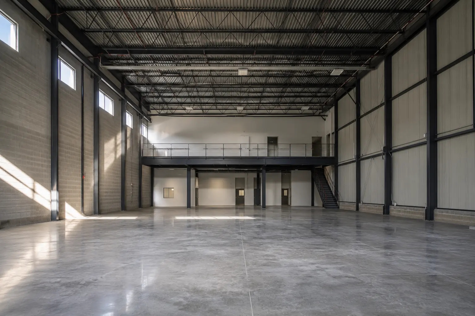 Flex Industrial Building Construction in Maple being built and completed on site by Ardenvale Construction