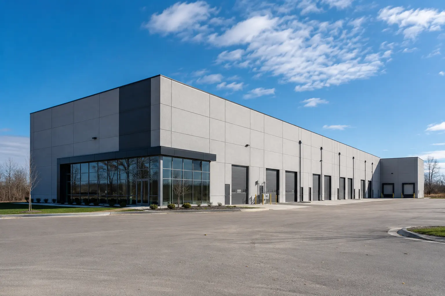 Flex Industrial Building Construction in Maple, Ontario, completed by Ardenvale Construction