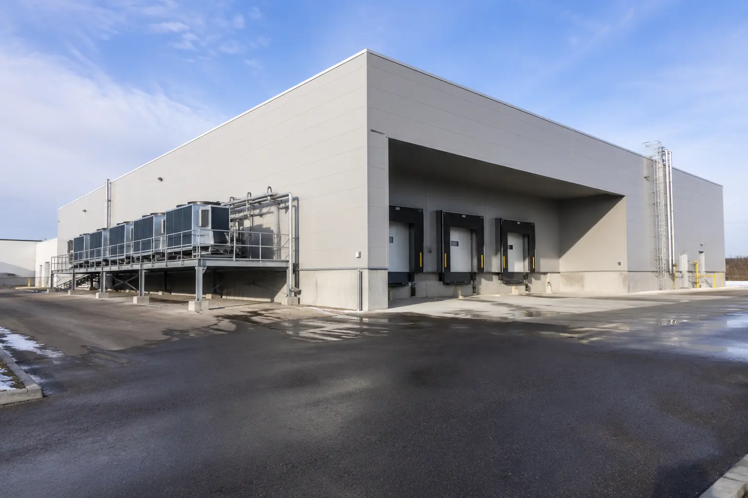 Freezer Building Construction in Brooklin, Ontario, completed by Ardenvale Construction