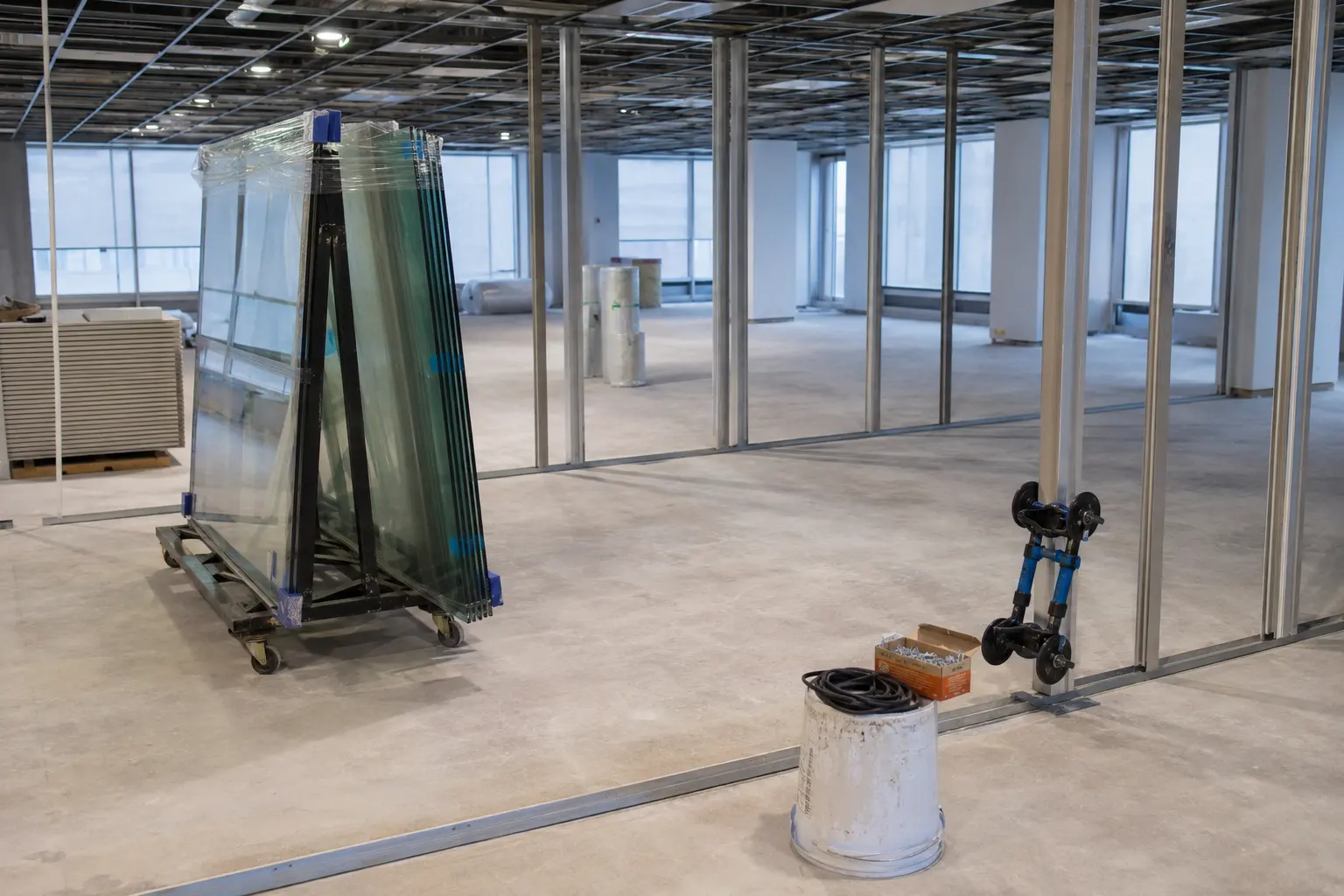 The Aurora market for glass partitions by Ardenvale Construction