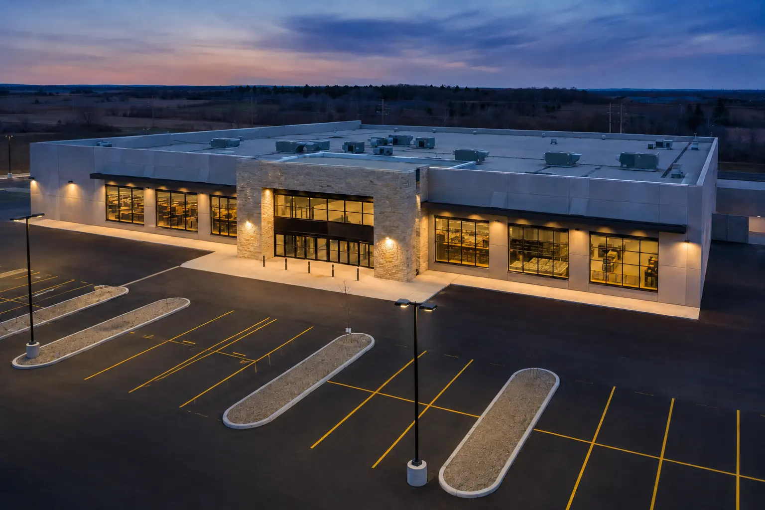 Where grocery store construction is needed in Alcona by Ardenvale Construction