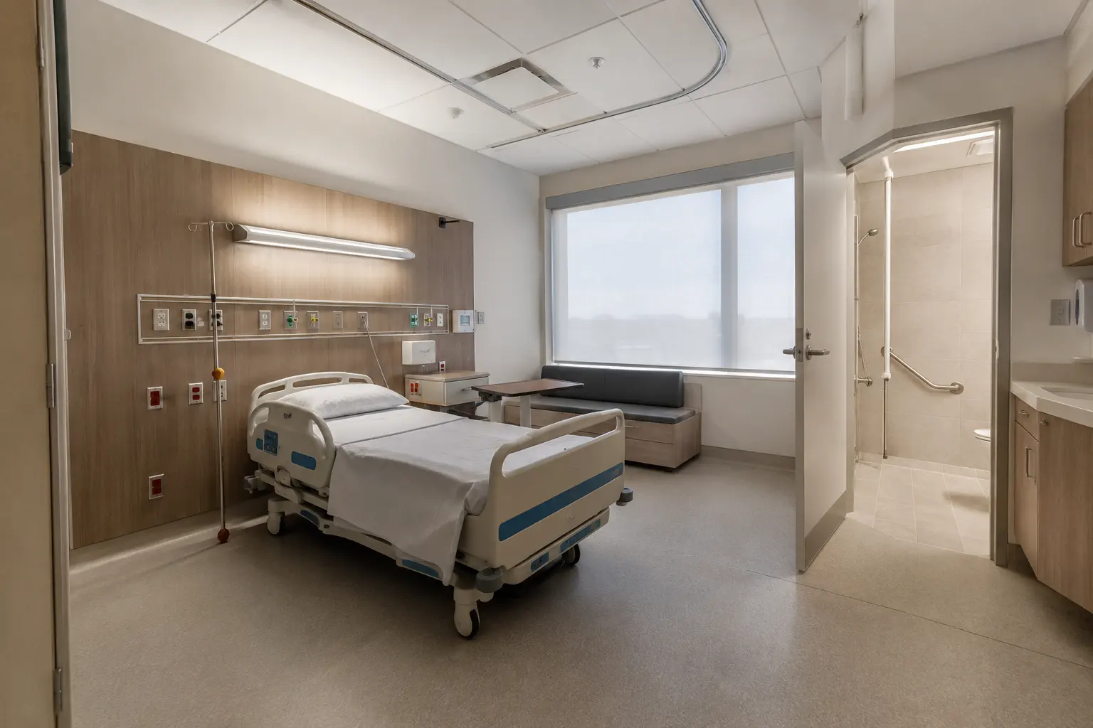 Hospital Construction across Maple property by Ardenvale Construction