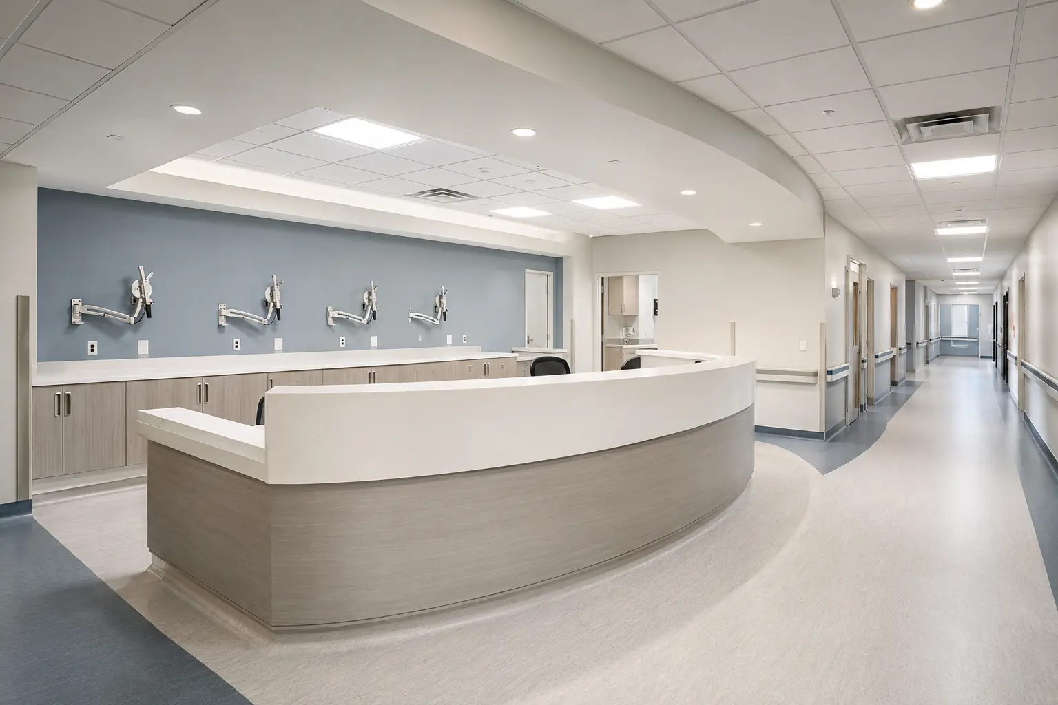 Hospital Renovation across Maple property by Ardenvale Construction