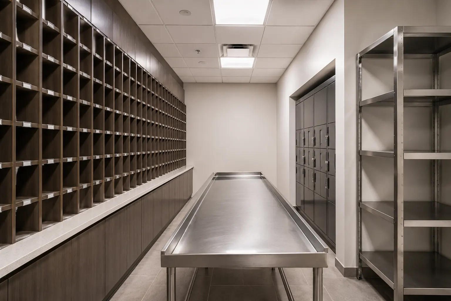 Mail Room Renovation in Maple, Ontario, completed by Ardenvale Construction