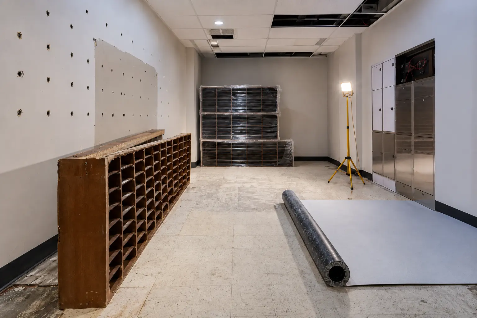 The Maple market for mail room renovation by Ardenvale Construction