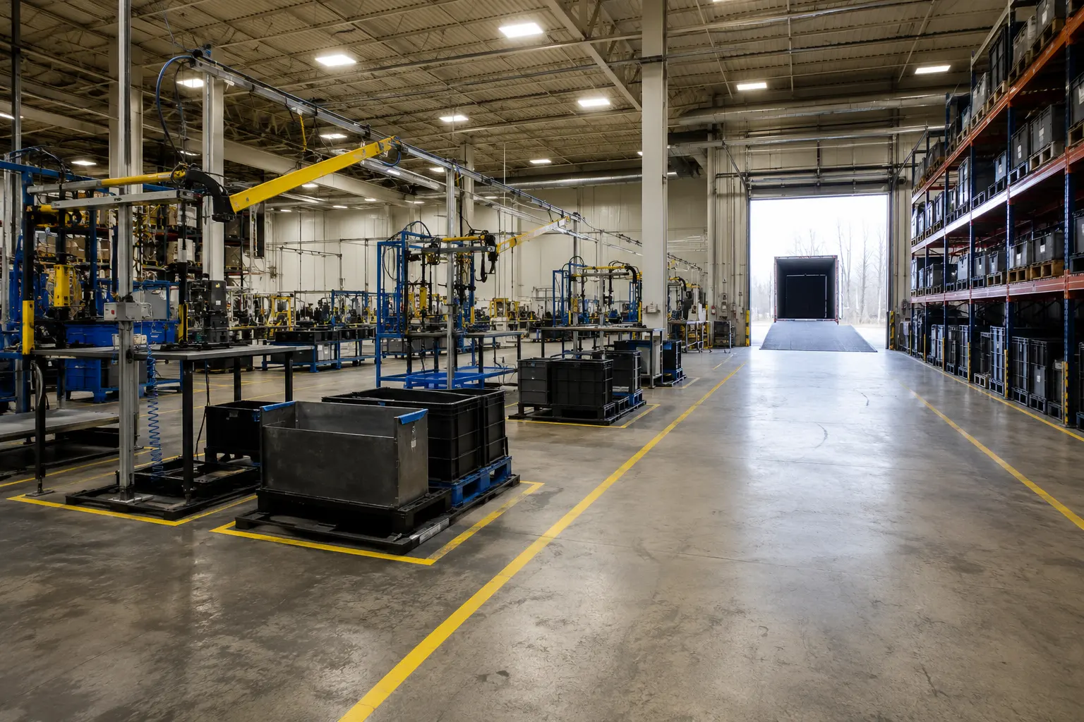 Manufacturing Facility Construction across Aurora property by Ardenvale Construction