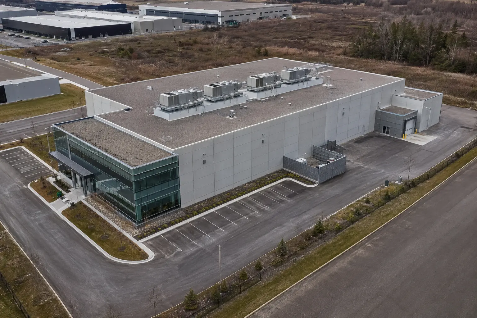 Medical Device Manufacturing Facility Construction Pickering in Village, Ontario, completed by Ardenvale Construction