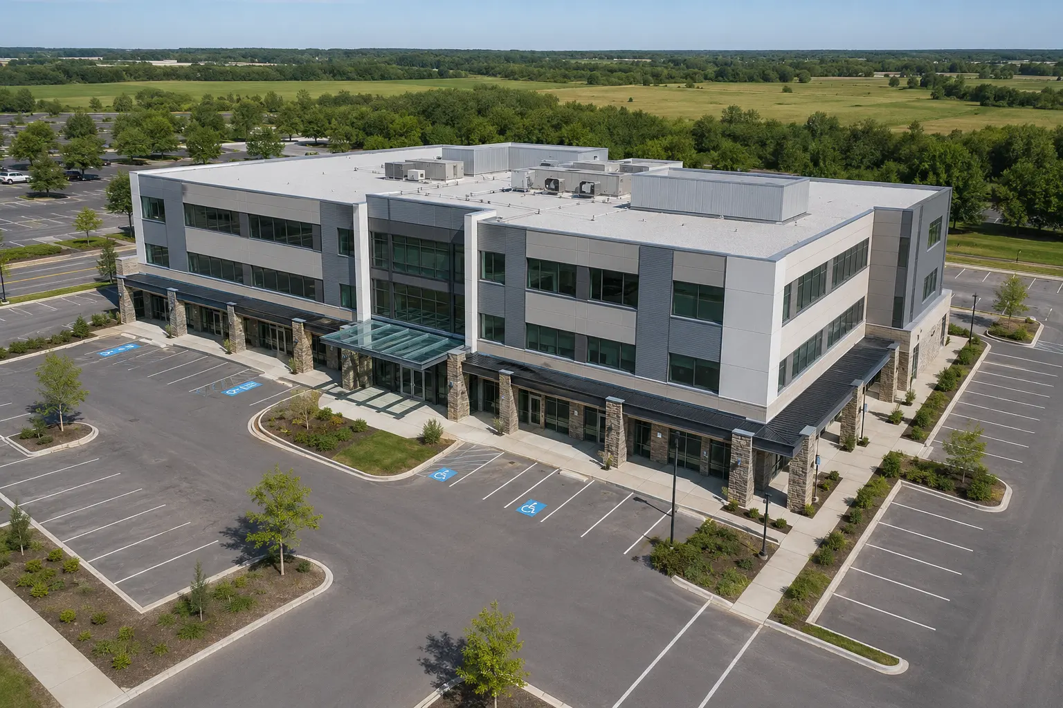 Medical Office Building Construction in Maple, Ontario, completed by Ardenvale Construction