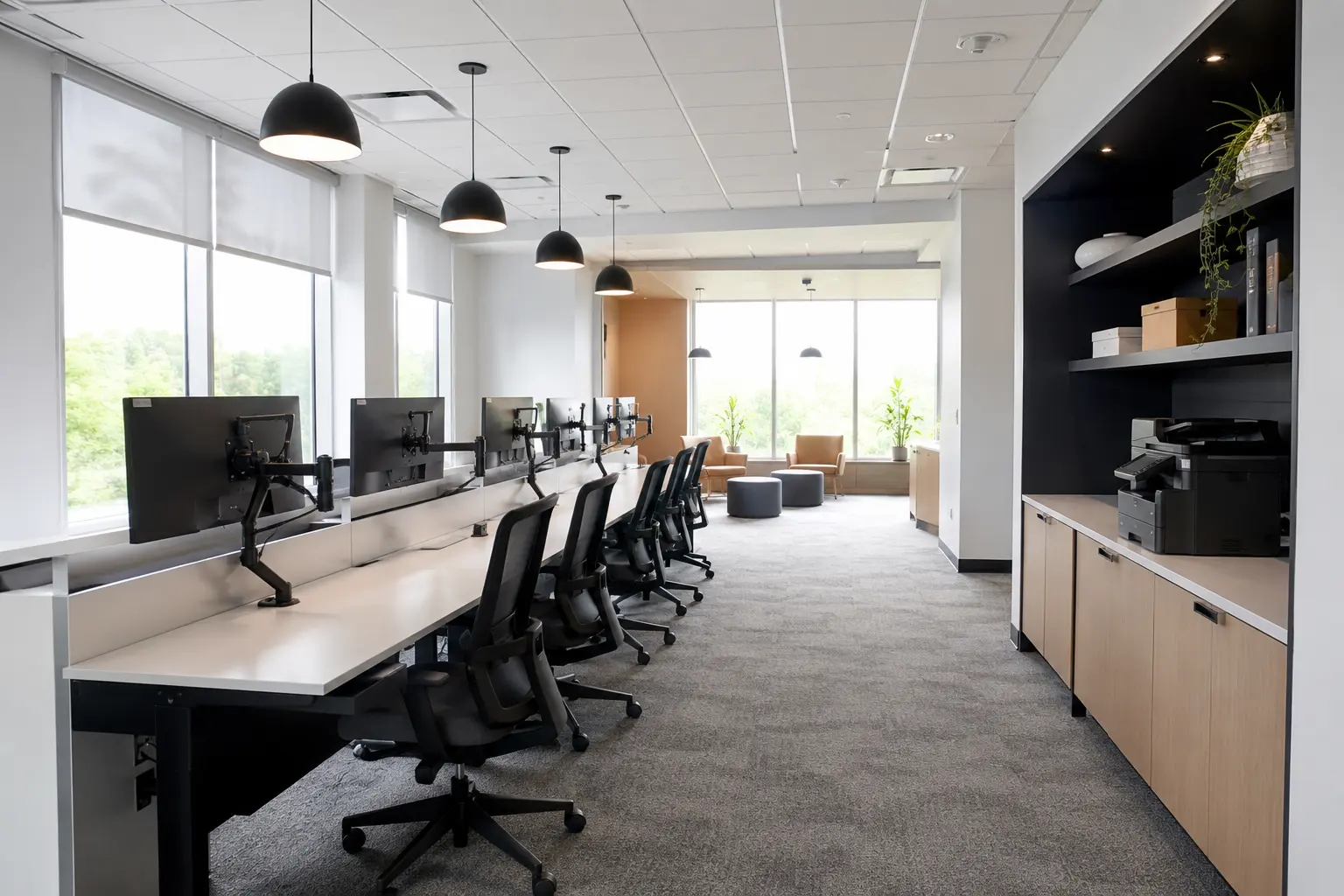Office Fit Out across Brooklin property by Ardenvale Construction