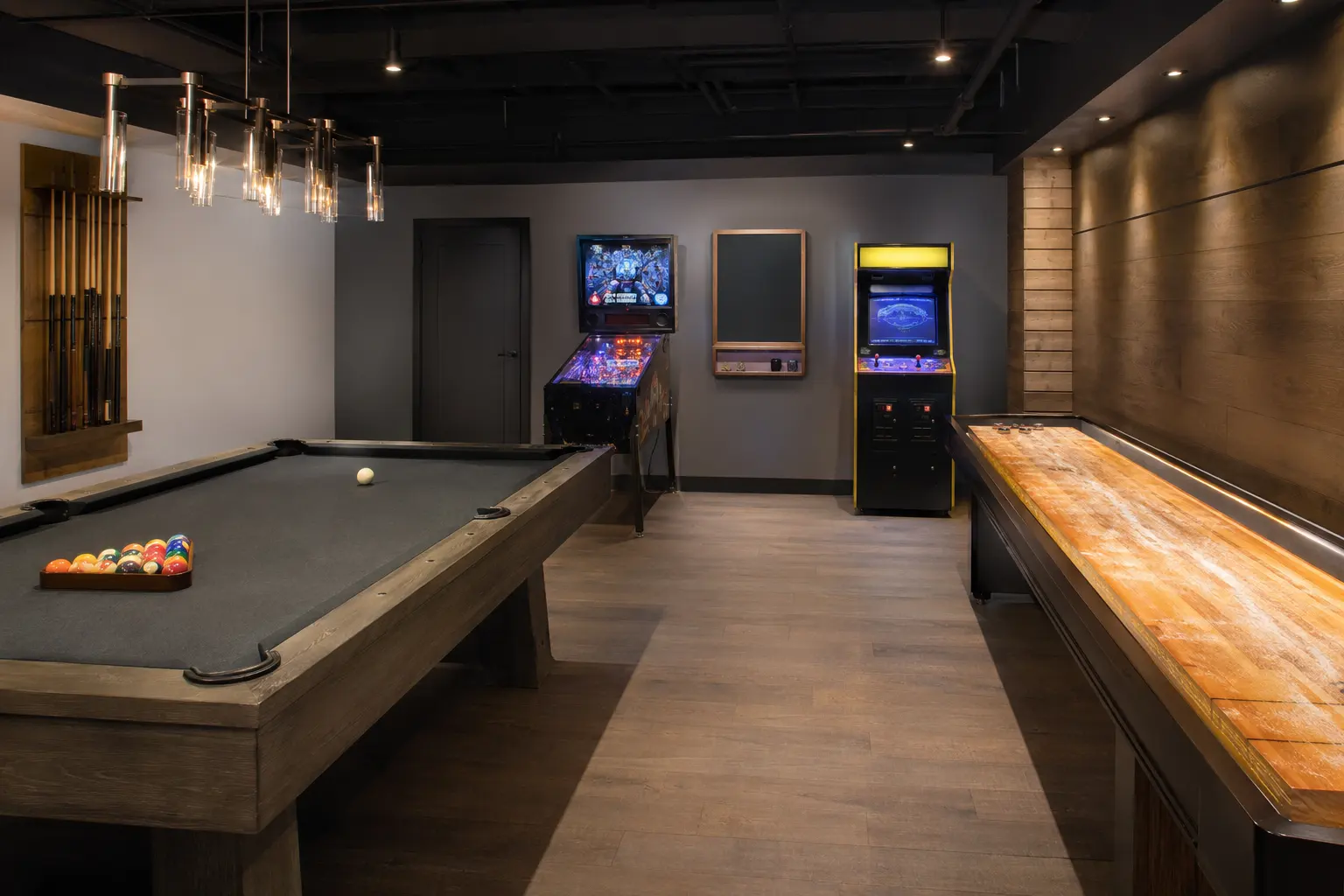Party and Games Room Buildout across Barrie property by Ardenvale Construction