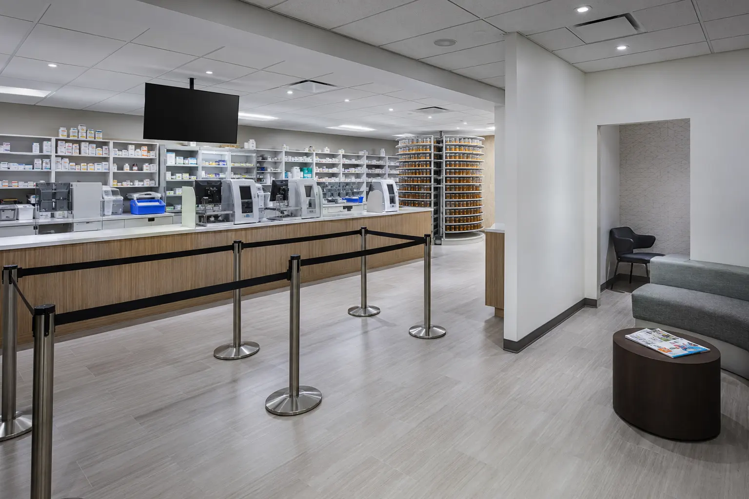 Pharmacy Construction across Sudbury property by Ardenvale Construction