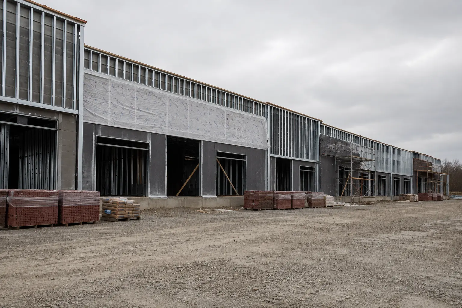 The Aurora market for plaza and strip mall construction by Ardenvale Construction