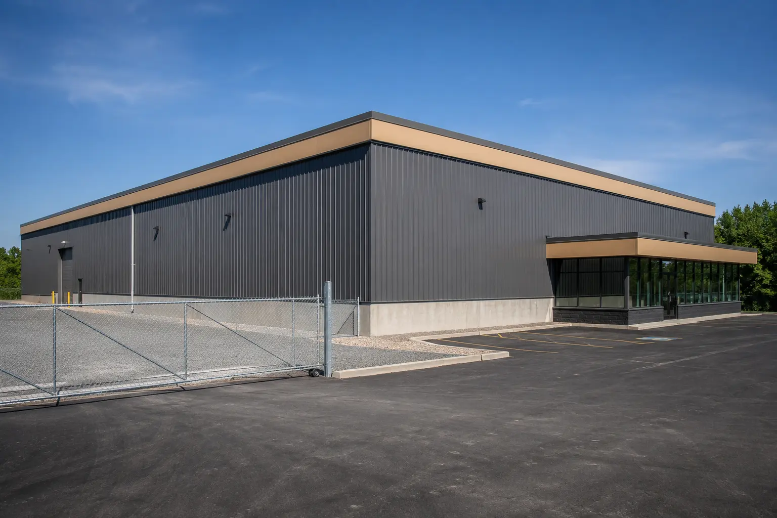 Completed Pre-Engineered Metal Buildings installation by Ardenvale Construction