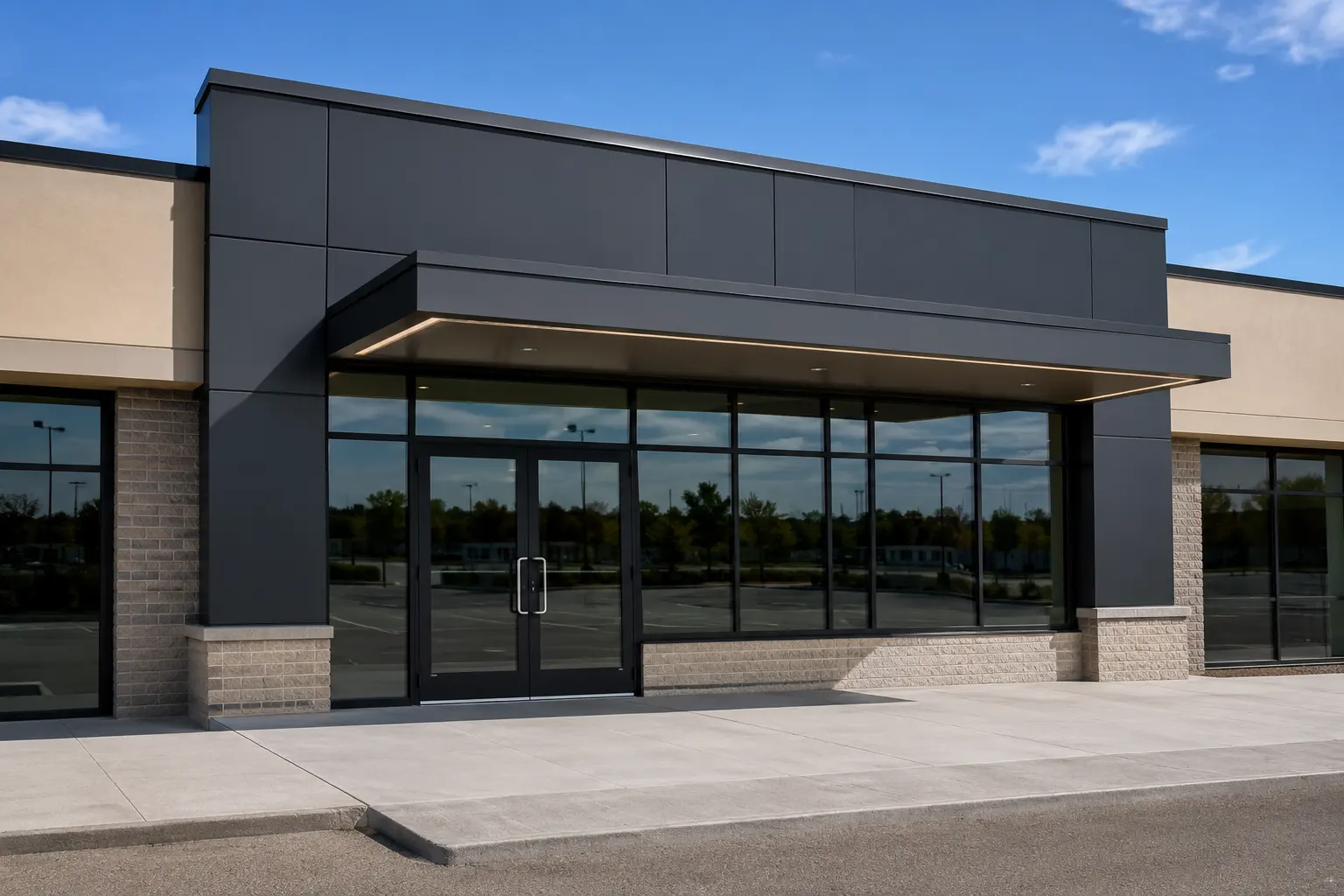Retail Renovation in Aurora, Ontario, completed by Ardenvale Construction