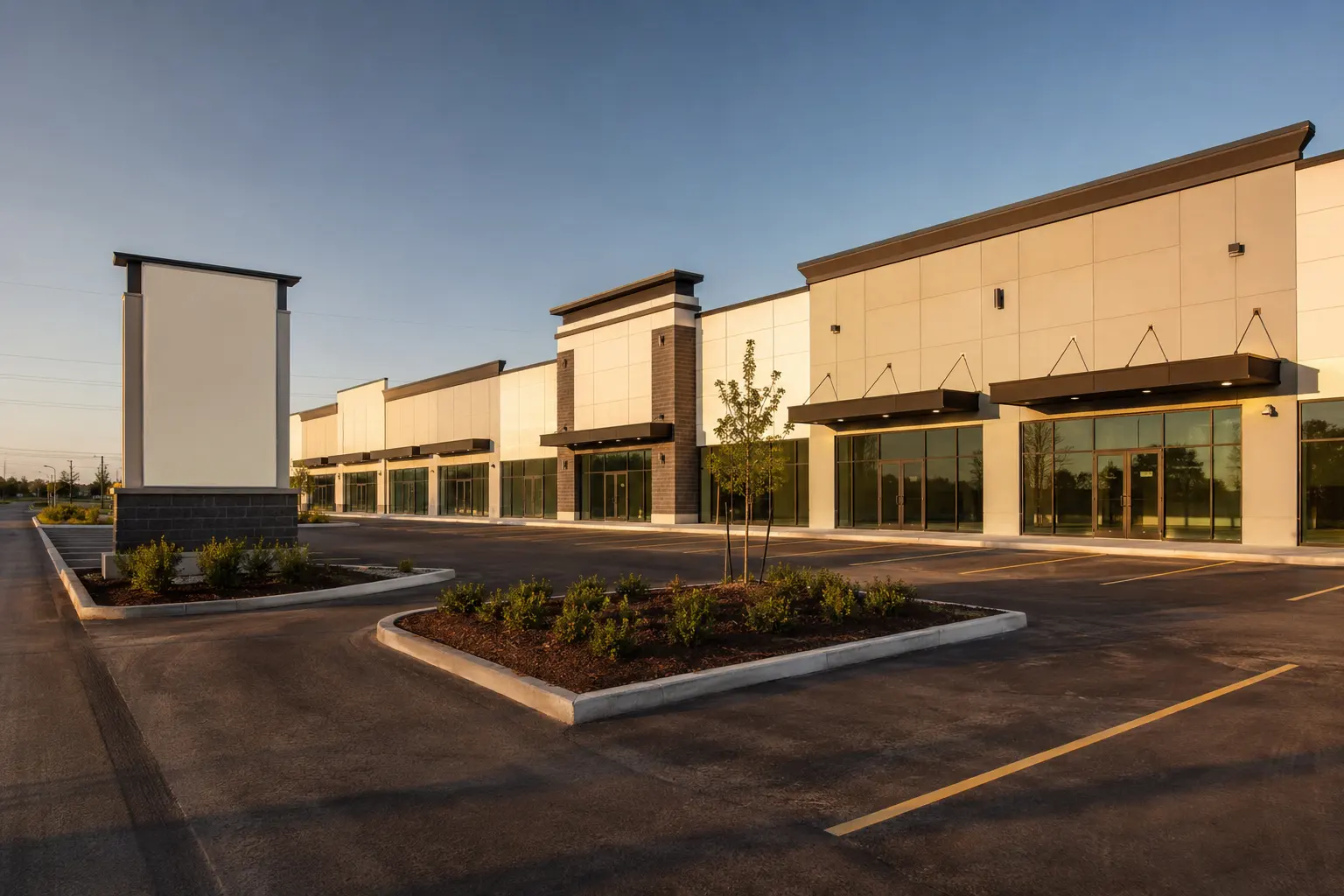 Where shopping centre construction is needed in Ajax by Ardenvale Construction