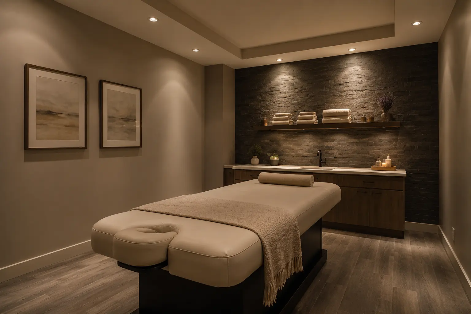 Where spa and salon buildout is needed in King City by Ardenvale Construction