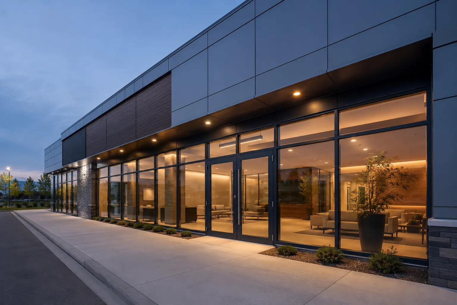 Where storefront construction is needed in Aldershot by Ardenvale Construction