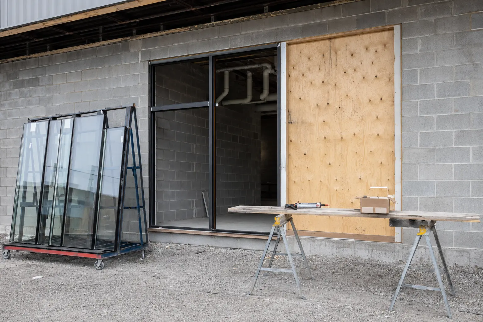 The Aldershot market for storefront construction by Ardenvale Construction