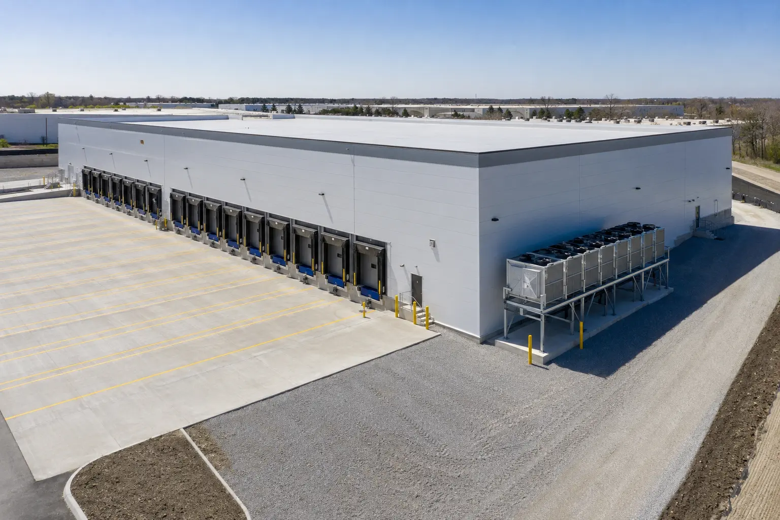 Temperature Controlled Warehouse Construction in Dundas, Ontario, completed by Ardenvale Construction