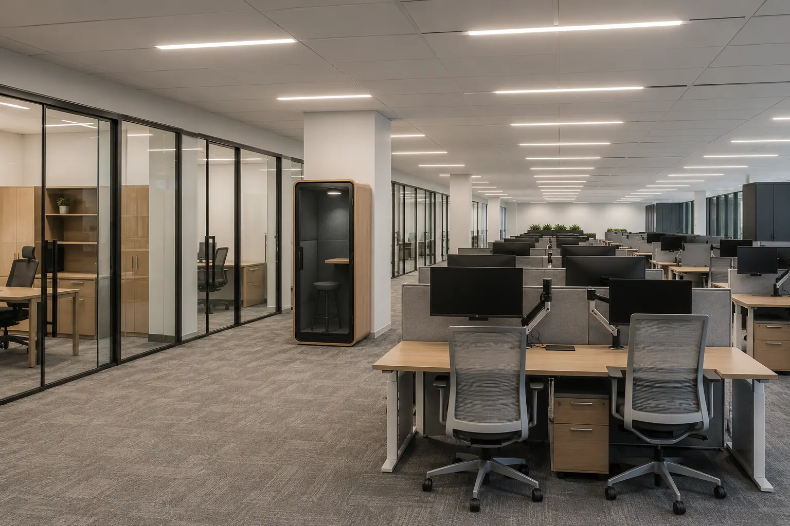 Tenant Improvements across Brooklin property by Ardenvale Construction