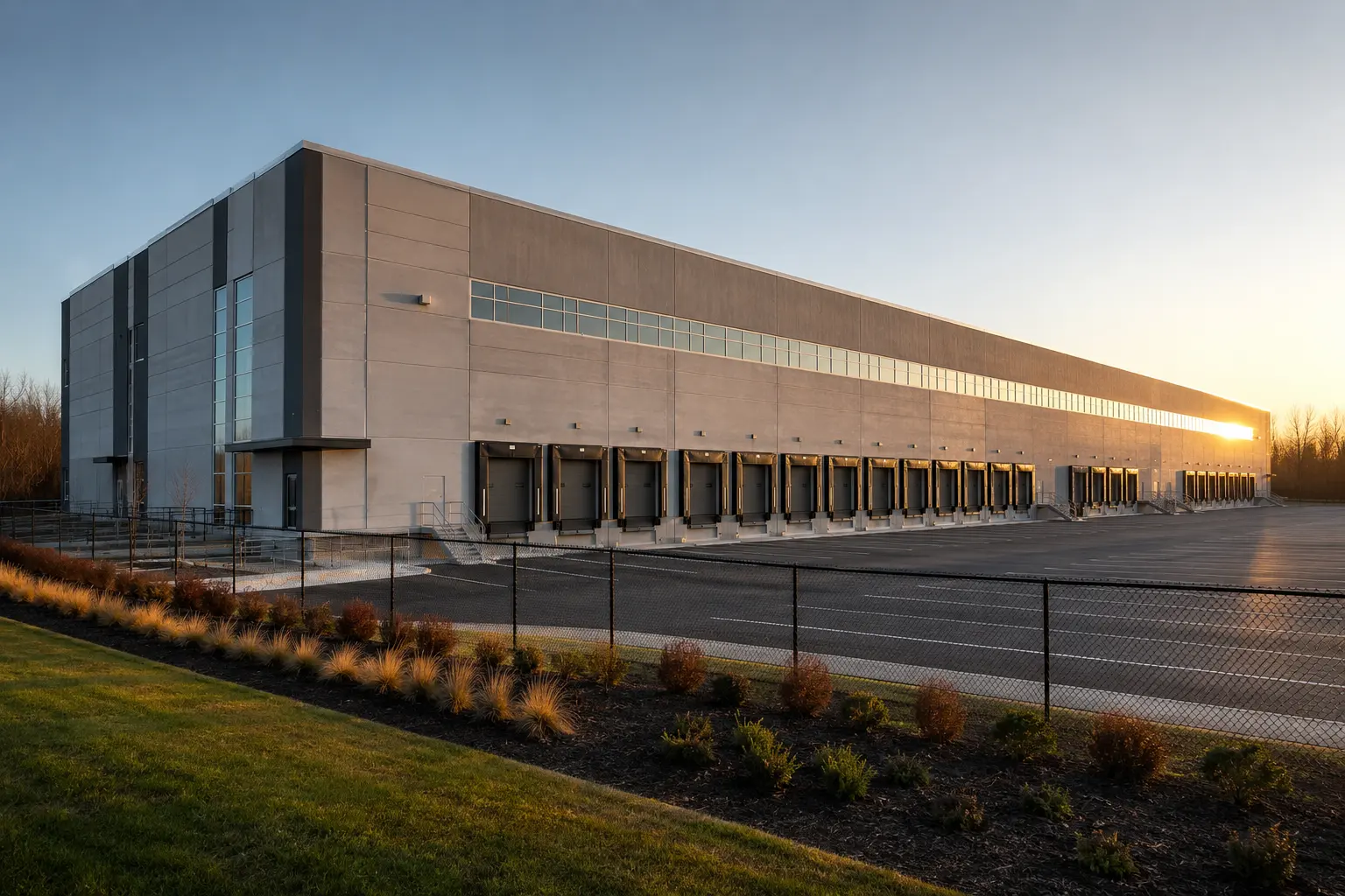 Completed Warehouse Construction installation by Ardenvale Construction